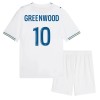 Børn - Olympique de Marseille Greenwood 10 Fodboldtrøje Hjemmebane 2026-27