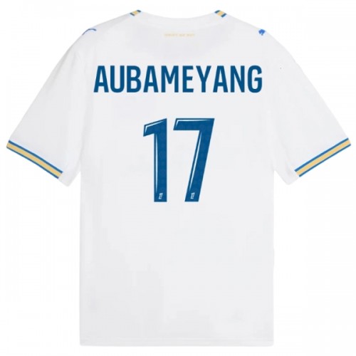 Olympique de Marseille Aubameyang 17 Fodboldtrøje Hjemmebane 2026-27 Olympique de Marseille Aubameyang 17 Fodboldtrøje Hjemmebane 2026-27