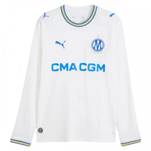 Olympique de Marseille Fodboldtrøje Hjemmebane 2026-27 Langærmet Olympique de Marseille Fodboldtrøje Hjemmebane 2026-27 Langærmet