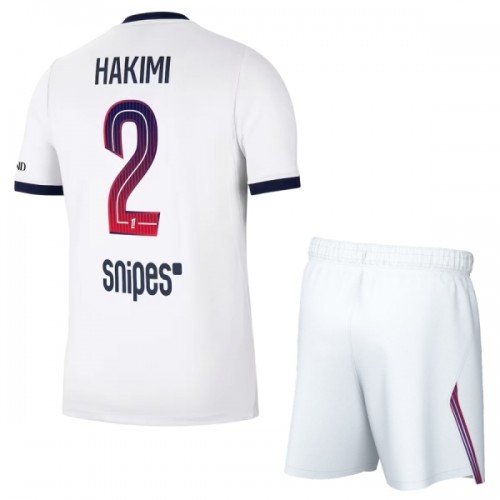 Børn - Paris Saint-Germain Hakimi 2 Fodboldtrøje Udebane 2026-27 Børn - Paris Saint-Germain Hakimi 2 Fodboldtrøje Udebane 2026-27