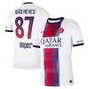 Paris Saint-Germain Joao Neves 87 Fodboldtrøje Udebane 2026-27 Paris Saint-Germain Joao Neves 87 Fodboldtrøje Udebane 2026-27