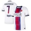 Paris Saint-Germain Kvaratskhelia 7 Fodboldtrøje Udebane 2026-27 Paris Saint-Germain Kvaratskhelia 7 Fodboldtrøje Udebane 2026-27