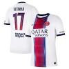 Paris Saint-Germain Vitinha 17 Fodboldtrøje Udebane 2026-27 Paris Saint-Germain Vitinha 17 Fodboldtrøje Udebane 2026-27