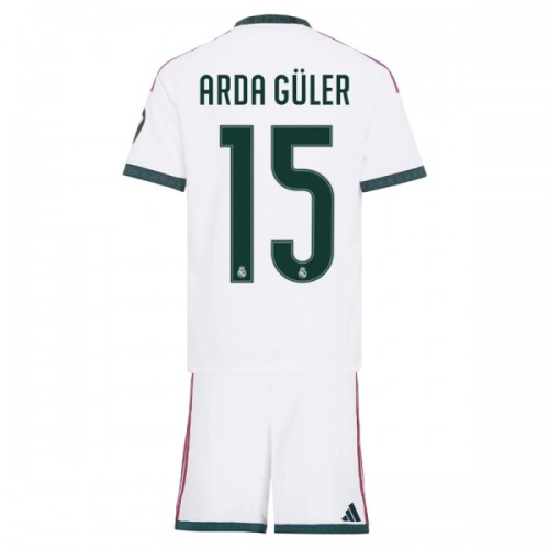 Børn - Real Madrid Arda Guler 15 Fodboldtrøje Hjemmebane 2026-27 Børn - Real Madrid Arda Guler 15 Fodboldtrøje Hjemmebane 2026-27