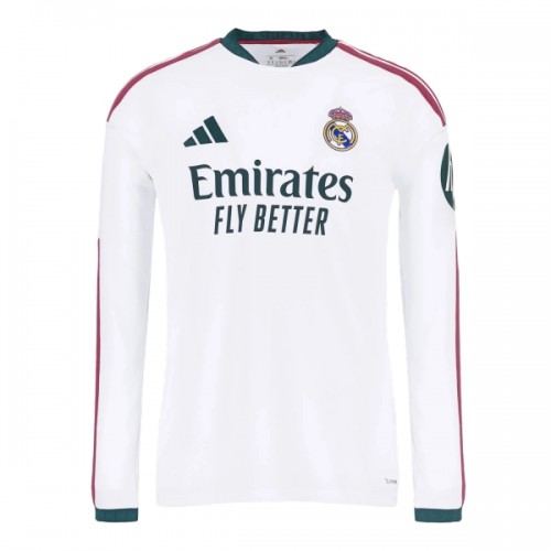 Real Madrid Fodboldtrøje Hjemmebane 2026-27 Langærmet Real Madrid Fodboldtrøje Hjemmebane 2026-27 Langærmet