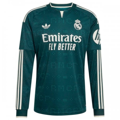 Real Madrid Fodboldtrøje Udebane 2026-27 Langærmet Real Madrid Fodboldtrøje Udebane 2026-27 Langærmet