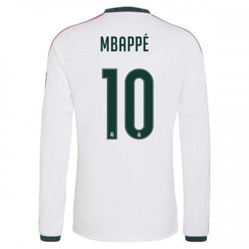 Real Madrid Mbappé 10 Fodboldtrøje Hjemmebane 2026-27 Langærmet Real Madrid Mbappé 10 Fodboldtrøje Hjemmebane 2026-27 Langærmet