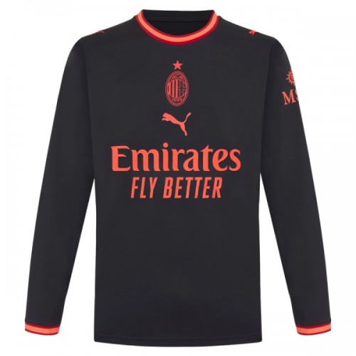 AC Milan Fodboldtrøje Tredje 2026-27 Langærmet AC Milan Fodboldtrøje Tredje 2026-27 Langærmet