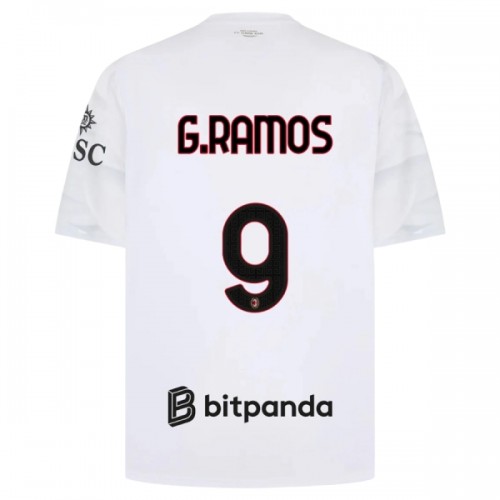 AC Milan G. Ramos 9 Fodboldtrøje Udebane 2026-27 AC Milan G. Ramos 9 Fodboldtrøje Udebane 2026-27