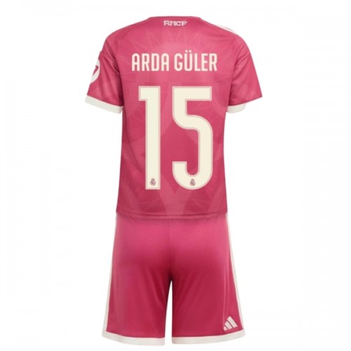 Børn - Real Madrid Arda Guler 15 Fodboldtrøje Tredje 2026-27 Børn - Real Madrid Arda Guler 15 Fodboldtrøje Tredje 2026-27