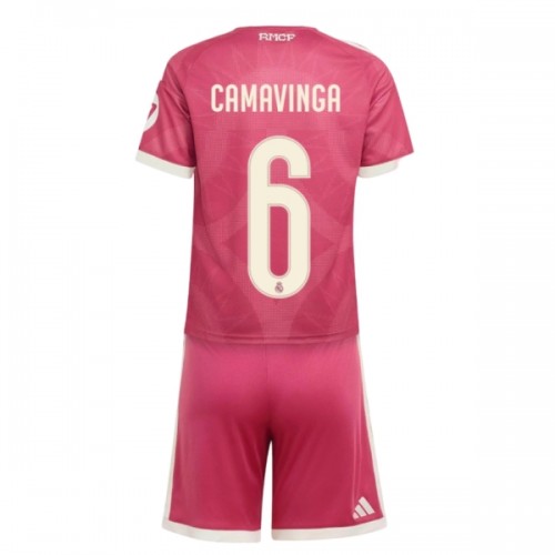 Børn - Real Madrid Camavinga 6 Fodboldtrøje Tredje 2026-27 Børn - Real Madrid Camavinga 6 Fodboldtrøje Tredje 2026-27