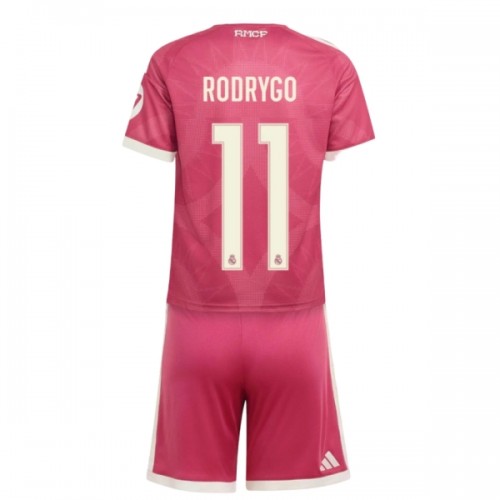 Børn - Real Madrid Rodrygo 11 Fodboldtrøje Tredje 2026-27 Børn - Real Madrid Rodrygo 11 Fodboldtrøje Tredje 2026-27