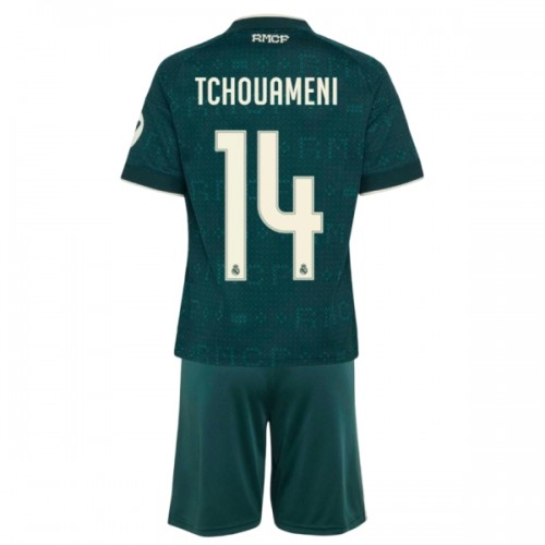 Børn - Real Madrid Tchouameni 14 Fodboldtrøje Udebane 2026-27 Børn - Real Madrid Tchouameni 14 Fodboldtrøje Udebane 2026-27