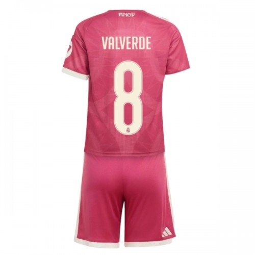 Børn - Real Madrid Valverde 8 Fodboldtrøje Tredje 2026-27 Børn - Real Madrid Valverde 8 Fodboldtrøje Tredje 2026-27