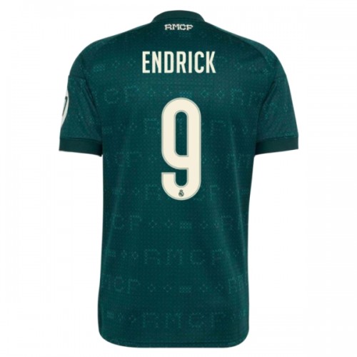 Real Madrid Endrick 9 Fodboldtrøje Udebane 2026-27 Real Madrid Endrick 9 Fodboldtrøje Udebane 2026-27