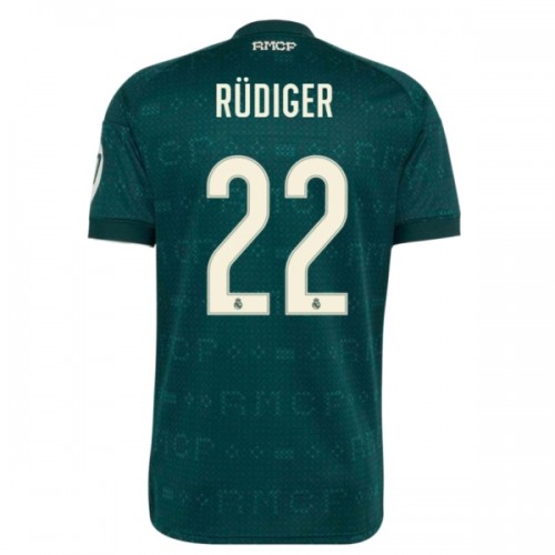 Real Madrid Rudiger 22 Fodboldtrøje Udebane 2026-27 Real Madrid Rudiger 22 Fodboldtrøje Udebane 2026-27