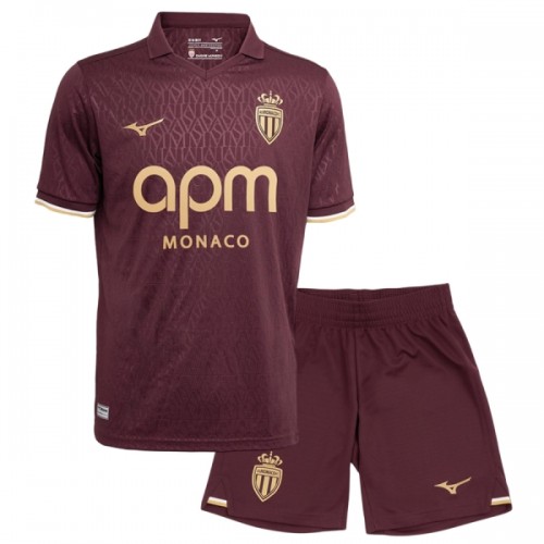 Børn - AS Monaco Fodboldtrøje Udebane 2026-27 Børn - AS Monaco Fodboldtrøje Udebane 2026-27