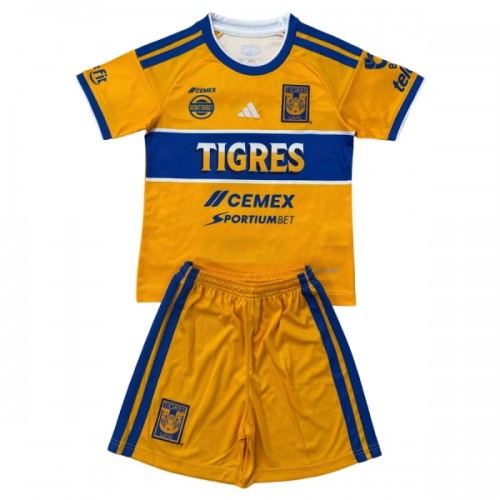 Børn - Tigres UANL Fodboldtrøje Hjemmebane 2026-27 Børn - Tigres UANL Fodboldtrøje Hjemmebane 2026-27