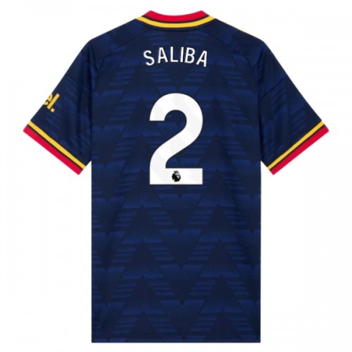 Arsenal Saliba 2 Fodboldtrøje Udebane 2026-27 Arsenal Saliba 2 Fodboldtrøje Udebane 2026-27