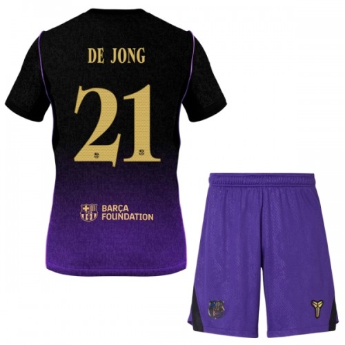 Børn - FC Barcelona F. De Jong 21 Fodboldtrøje Udebane 2026-27 Børn - FC Barcelona F. De Jong 21 Fodboldtrøje Udebane 2026-27