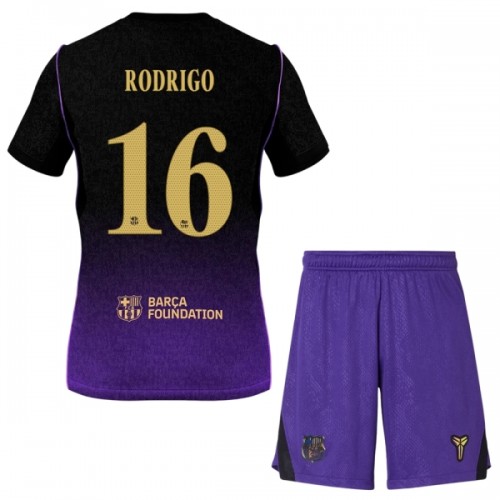 Børn - FC Barcelona Rodrigo 16 Fodboldtrøje Udebane 2026-27 Børn - FC Barcelona Rodrigo 16 Fodboldtrøje Udebane 2026-27