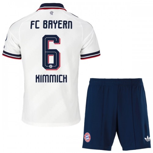 Børn - FC Bayern München Kimmich 6 Fodboldtrøje Udebane 2026-27 Børn - FC Bayern München Kimmich 6 Fodboldtrøje Udebane 2026-27