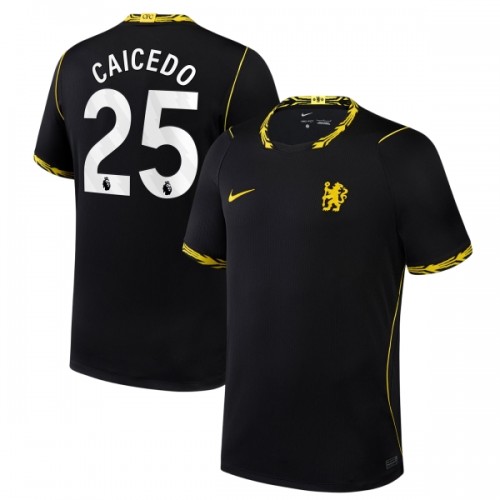 Chelsea Caicedo 25 Fodboldtrøje Udebane 2026-27 Chelsea Caicedo 25 Fodboldtrøje Udebane 2026-27