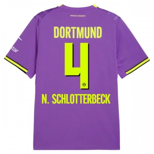 Borussia Dortmund N. Schlotterbeck 4 Fodboldtrøje Tredje 2026-27 Borussia Dortmund N. Schlotterbeck 4 Fodboldtrøje Tredje 2026-27