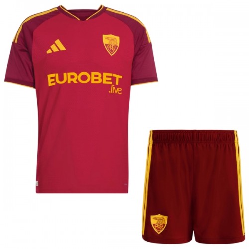 Børn - AS Roma Fodboldtrøje Hjemmebane 2026-27 Børn - AS Roma Fodboldtrøje Hjemmebane 2026-27