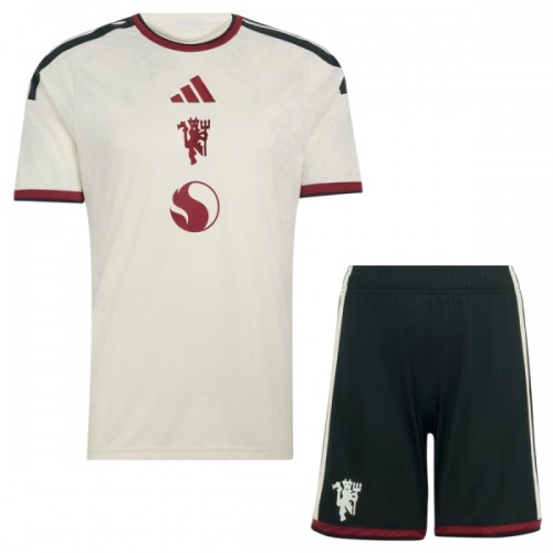 Børn - Manchester United Fodboldtrøje Tredje 2026-27 Børn - Manchester United Fodboldtrøje Tredje 2026-27