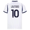 Inter Milan Lautaro 10 Fodboldtrøje Udebane 2026-27 Inter Milan Lautaro 10 Fodboldtrøje Udebane 2026-27