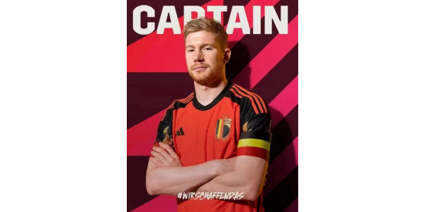 De Bruyne udnævnt til ny belgisk kaptajn