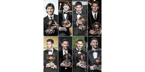 Messi vinder sin ottende Ballon d'Or, en legende for evigt!