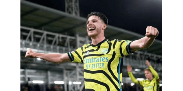 Rice tæller sekunder for at hjælpe Arsenal med at score sejrsmålet!