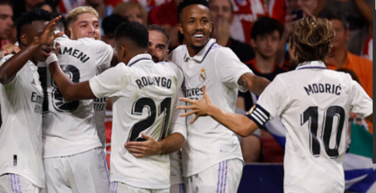 Real Madrid slog Atletico Madrid på udebane for at vende tilbage til toppen af ​​tabellen