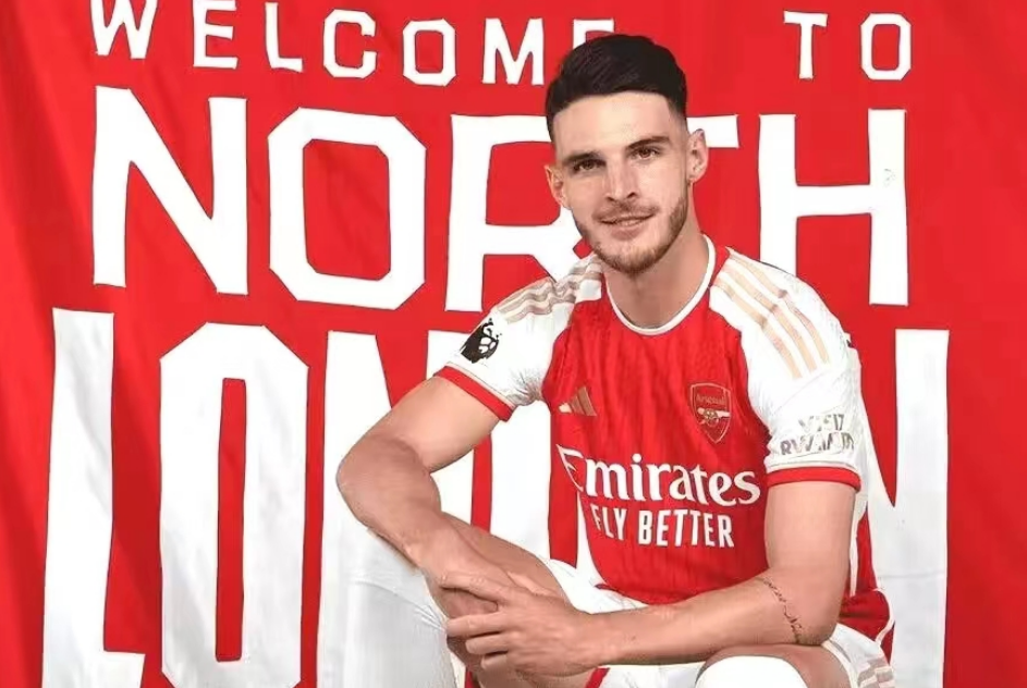 Rice kom officielt til Arsenal, holdets værdi overgik Manchester City for at blive verdens nummer et