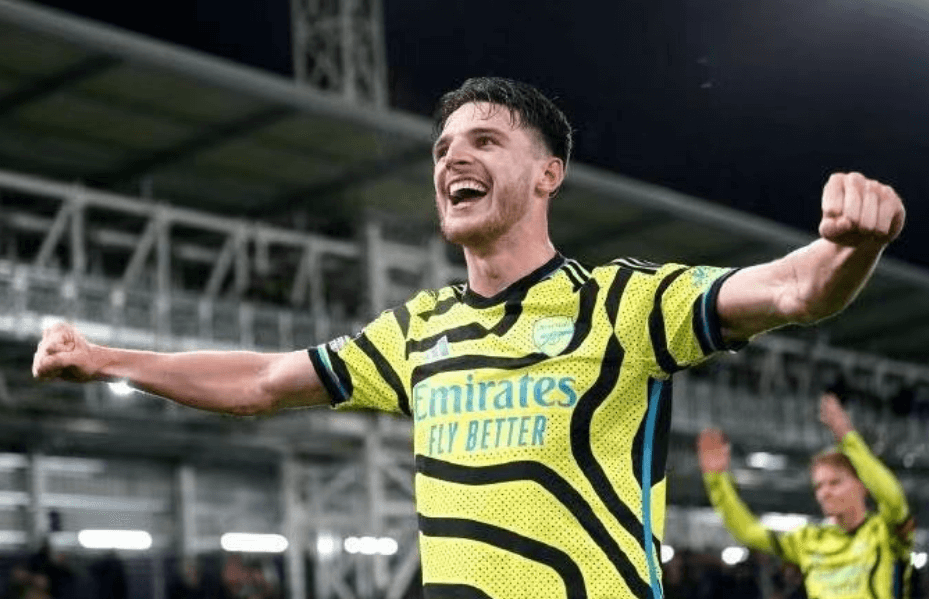 Rice tæller sekunder for at hjælpe Arsenal med at score sejrsmålet!
